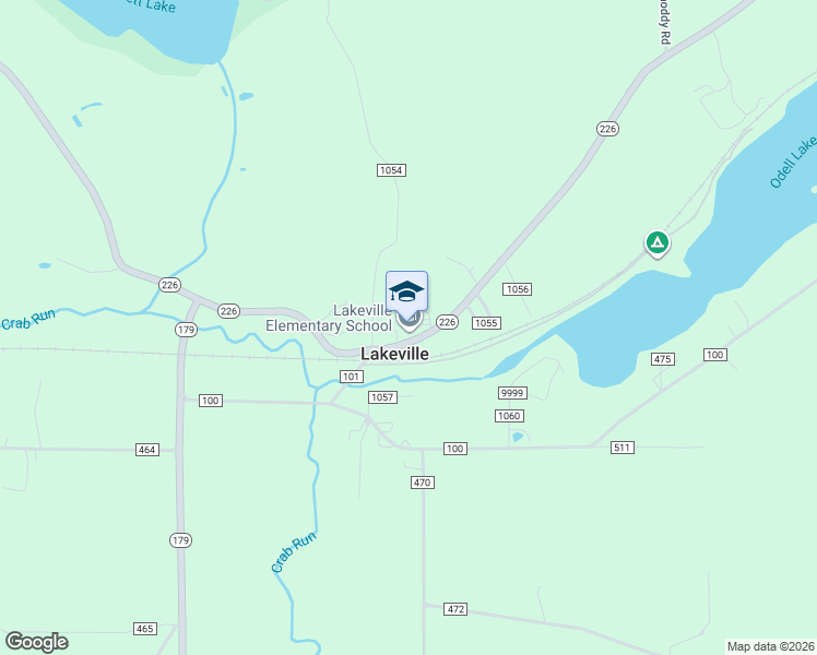 map of restaurants, bars, coffee shops, grocery stores, and more near 14059 Ohio 226 in Lakeville