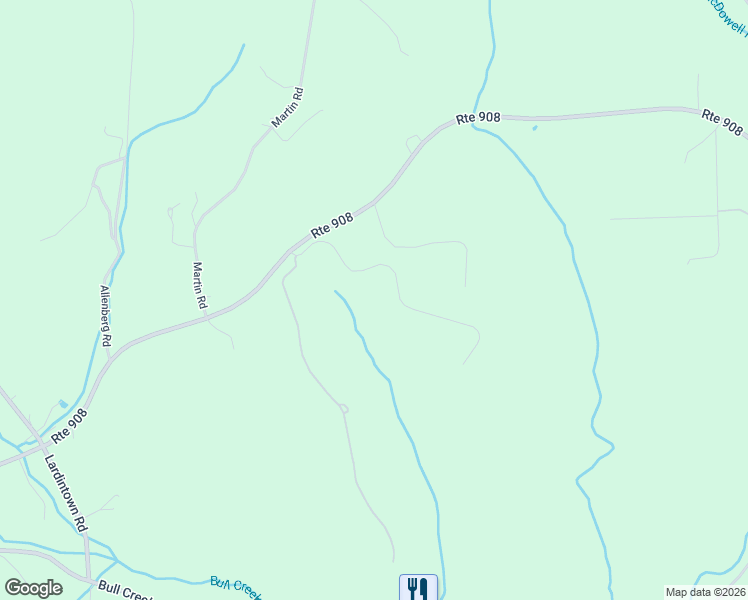 map of restaurants, bars, coffee shops, grocery stores, and more near 252 Meander Lane in Tarentum