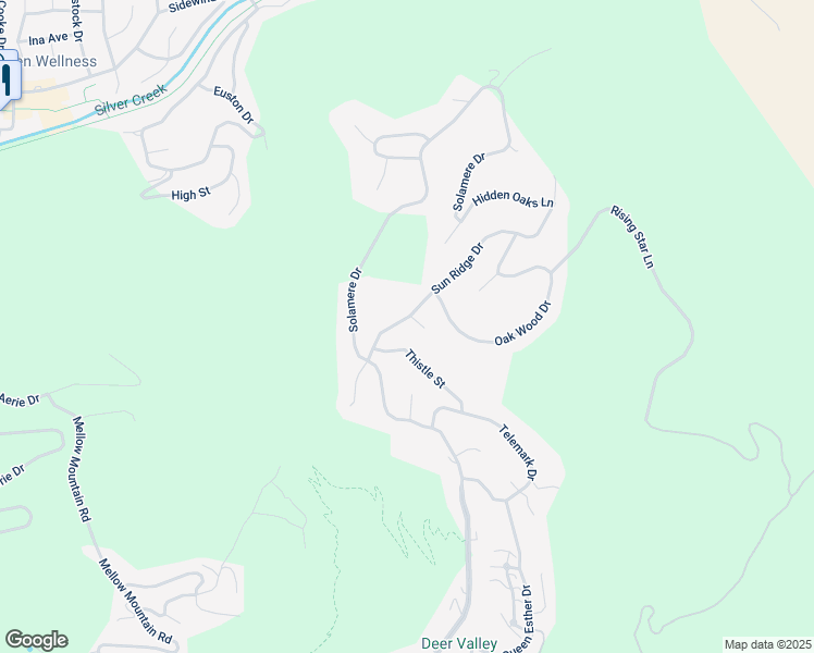 map of restaurants, bars, coffee shops, grocery stores, and more near 3390 Sun Ridge Drive in Park City