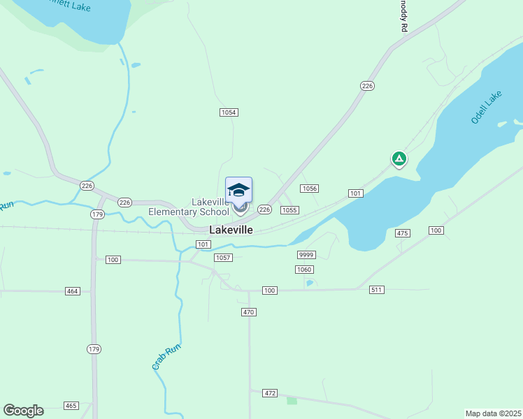 map of restaurants, bars, coffee shops, grocery stores, and more near 14011 Ohio 226 in Lakeville