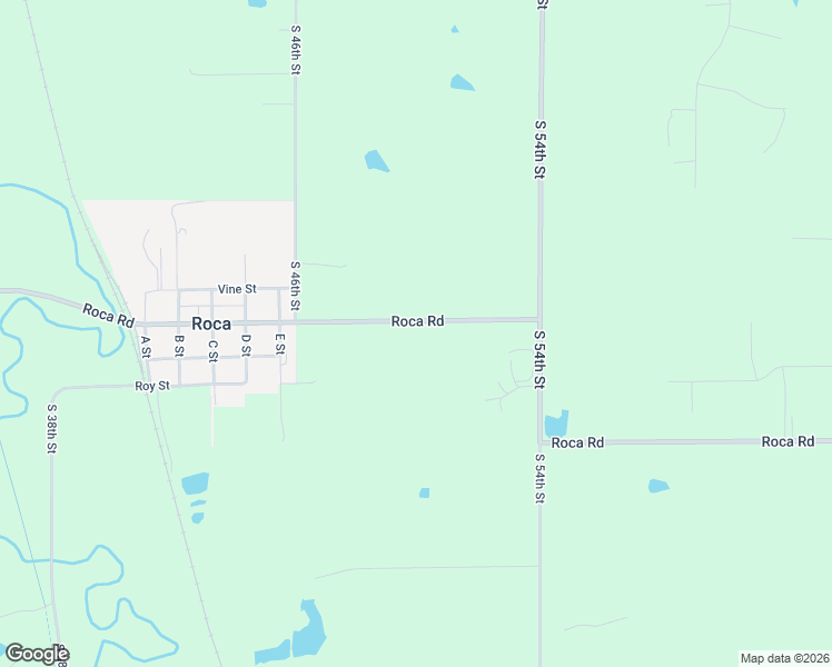 map of restaurants, bars, coffee shops, grocery stores, and more near 5005 Roca Road in Roca