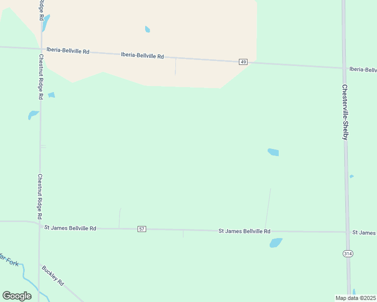 map of restaurants, bars, coffee shops, grocery stores, and more near 7042 Township Road 49 in Mansfield