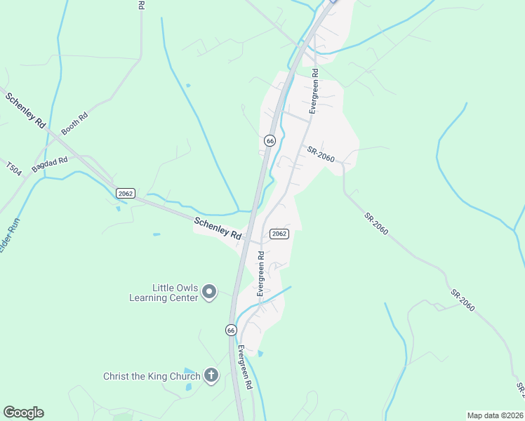 map of restaurants, bars, coffee shops, grocery stores, and more near 795 Evergreen Road in Leechburg