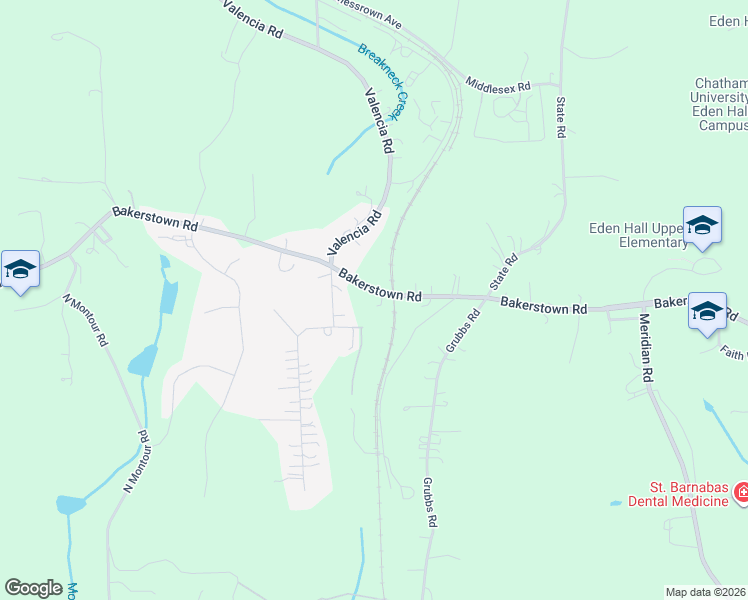 map of restaurants, bars, coffee shops, grocery stores, and more near 4021 Bakerstown Road in Gibsonia