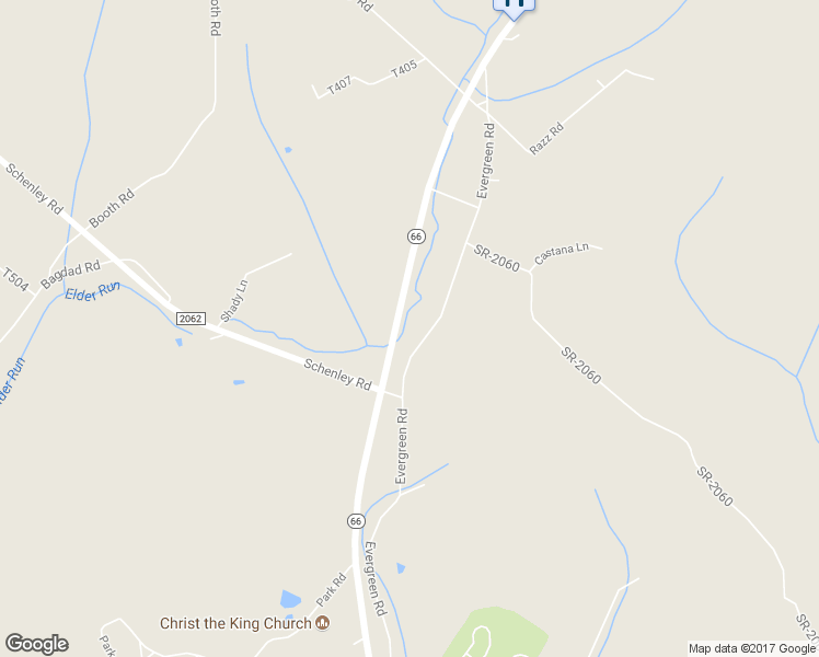 map of restaurants, bars, coffee shops, grocery stores, and more near 795 Evergreen Road in Leechburg