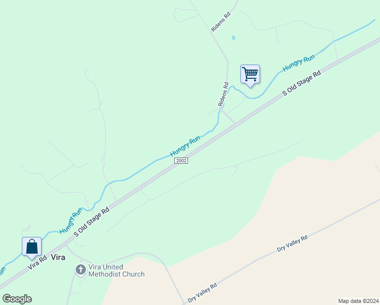 map of restaurants, bars, coffee shops, grocery stores, and more near 1759 Vira Road in Lewistown