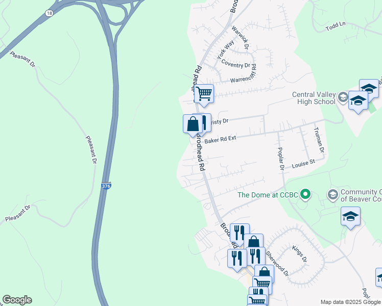 3583 Brodhead Road, Monaca PA Walk Score