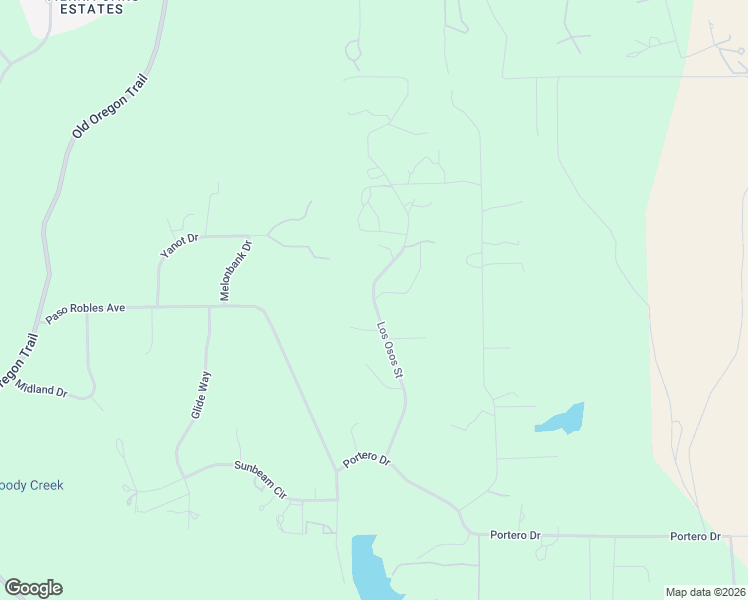 map of restaurants, bars, coffee shops, grocery stores, and more near 12723 Los Osos Street in Redding