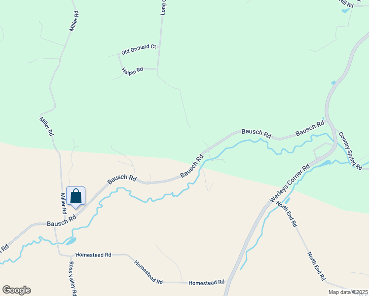 map of restaurants, bars, coffee shops, grocery stores, and more near 7273 Bausch Road in New Tripoli