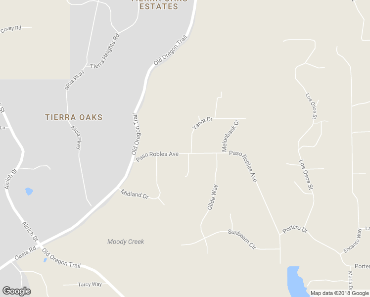 map of restaurants, bars, coffee shops, grocery stores, and more near 19700 Paso Robles Avenue in Redding