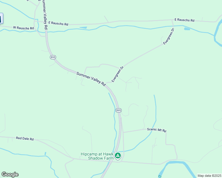 map of restaurants, bars, coffee shops, grocery stores, and more near 712 Summer Valley Road in New Ringgold