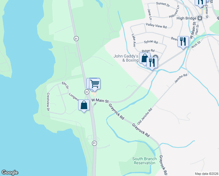 map of restaurants, bars, coffee shops, grocery stores, and more near 1820 Route 31 in Clinton