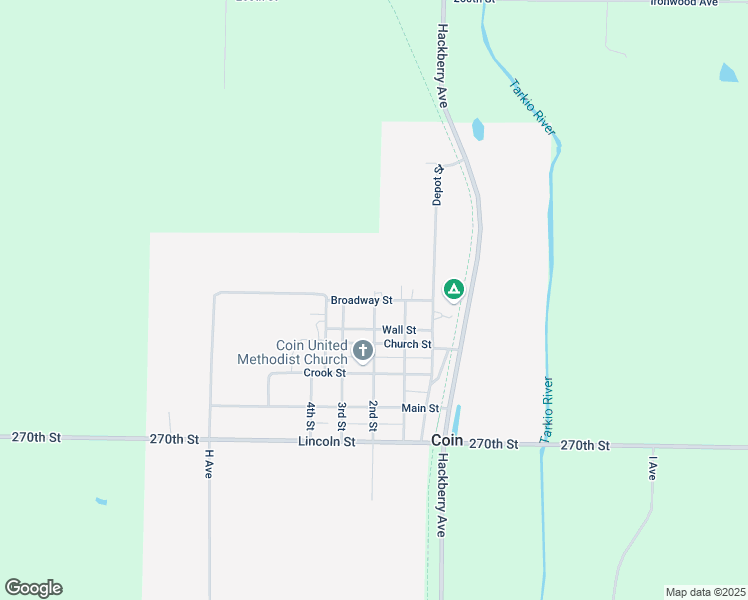 map of restaurants, bars, coffee shops, grocery stores, and more near 1 Broadway Street in Coin