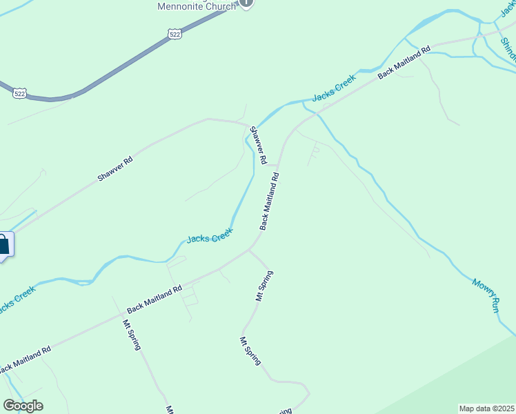 map of restaurants, bars, coffee shops, grocery stores, and more near 4377 Back Maitland Road in McClure