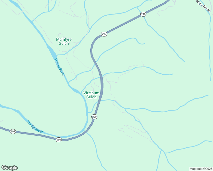 map of restaurants, bars, coffee shops, grocery stores, and more near 151 Vitzthum Gulch Road in Douglas City