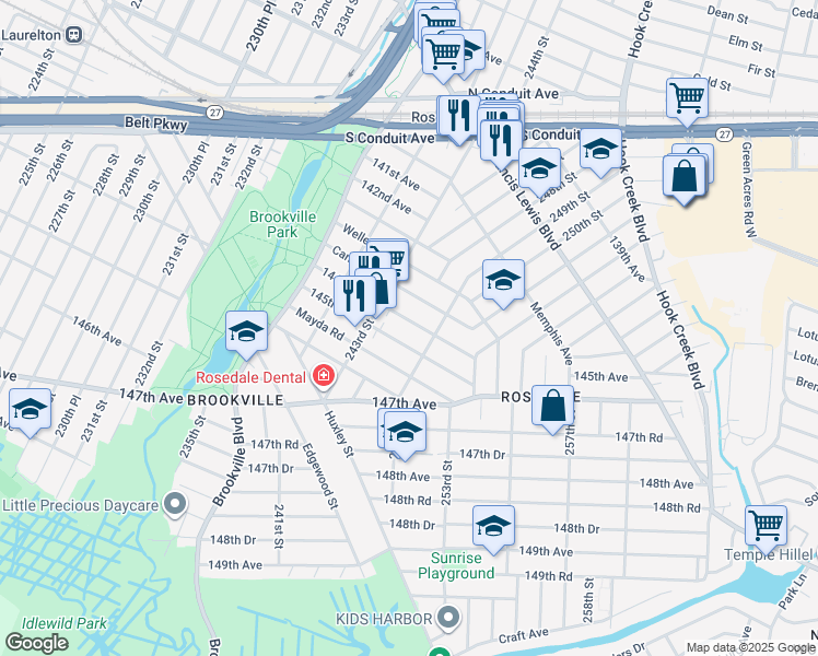 map of restaurants, bars, coffee shops, grocery stores, and more near in 