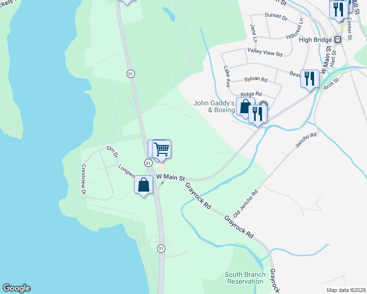 map of restaurants, bars, coffee shops, grocery stores, and more near 1820 Route 31 in Clinton