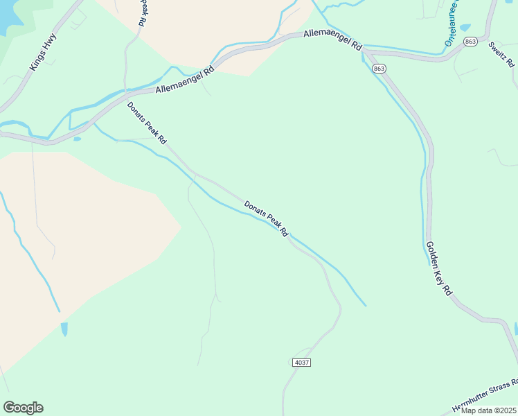 map of restaurants, bars, coffee shops, grocery stores, and more near 6713 Donats Peak Road in New Tripoli