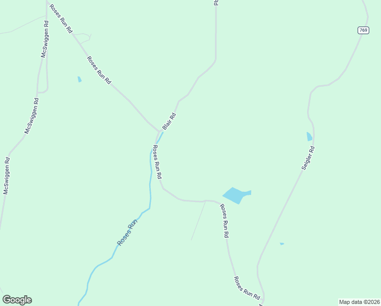map of restaurants, bars, coffee shops, grocery stores, and more near 16786 Roses Run Road in Salineville