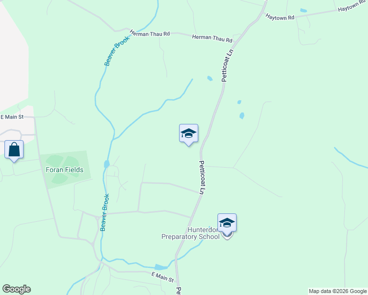 map of restaurants, bars, coffee shops, grocery stores, and more near 79 Petticoat Lane in Hunterdon County