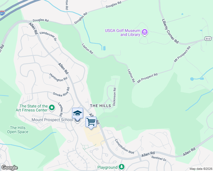map of restaurants, bars, coffee shops, grocery stores, and more near 26 Benedict Crescent in Bernards