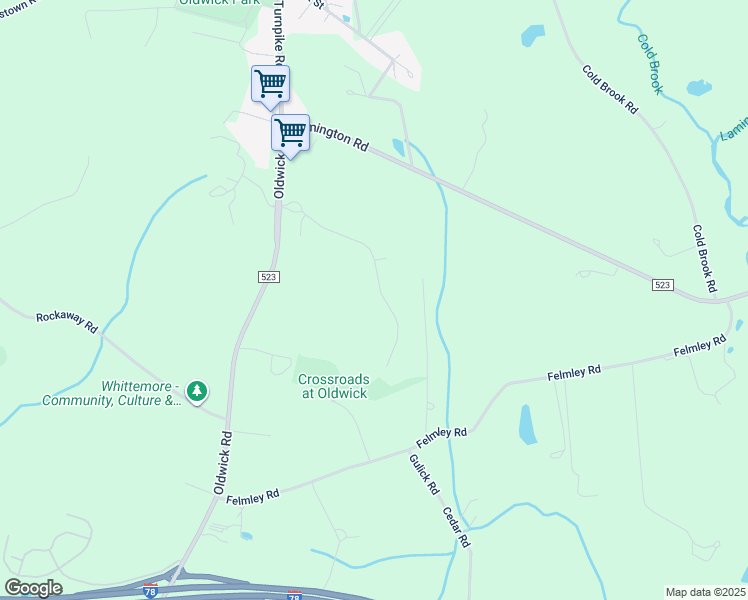 map of restaurants, bars, coffee shops, grocery stores, and more near 1702 Farley Road in Tewksbury