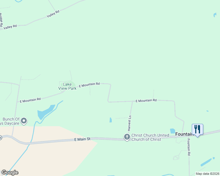 map of restaurants, bars, coffee shops, grocery stores, and more near 798 East Mountain Road in Hegins