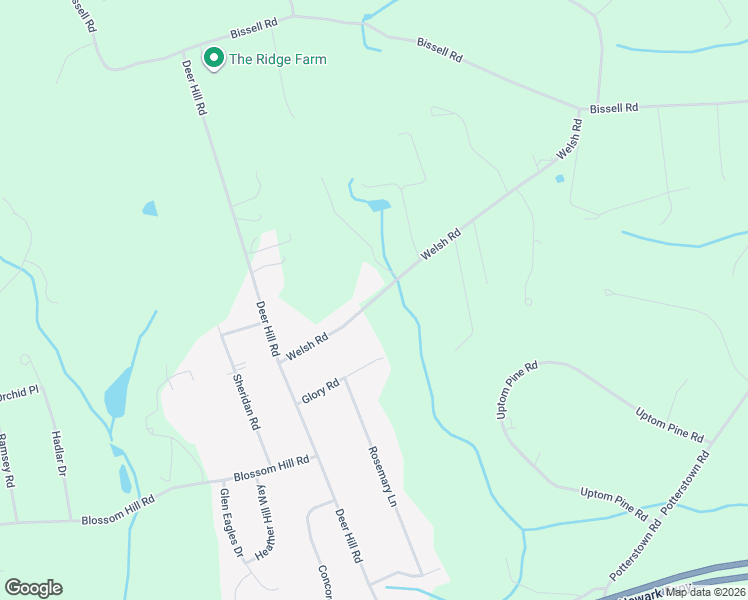 map of restaurants, bars, coffee shops, grocery stores, and more near 24 Welsh Road in Lebanon