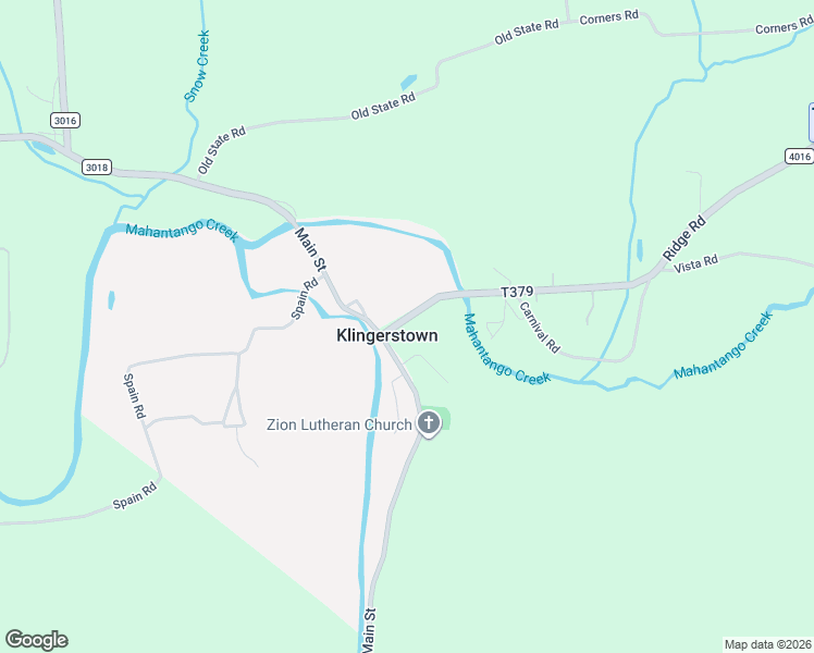 map of restaurants, bars, coffee shops, grocery stores, and more near 1689 Ridge Road in Klingerstown