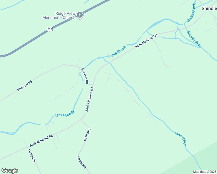map of restaurants, bars, coffee shops, grocery stores, and more near 15 Rush Lane in McClure