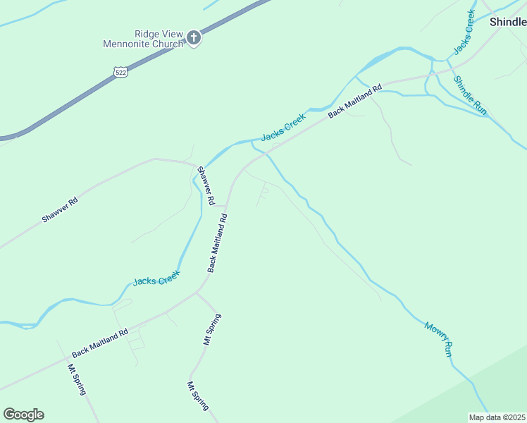 map of restaurants, bars, coffee shops, grocery stores, and more near 15 Rush Lane in McClure
