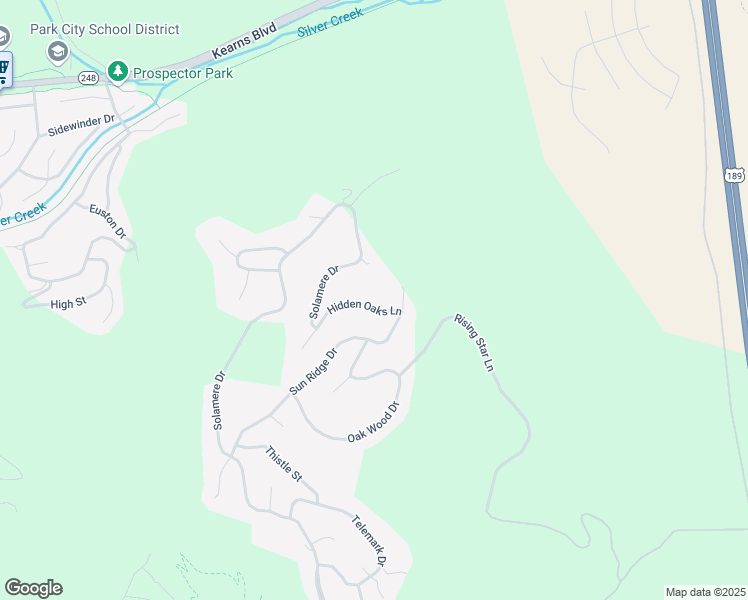 map of restaurants, bars, coffee shops, grocery stores, and more near 30 Hidden Oaks Lane in Park City