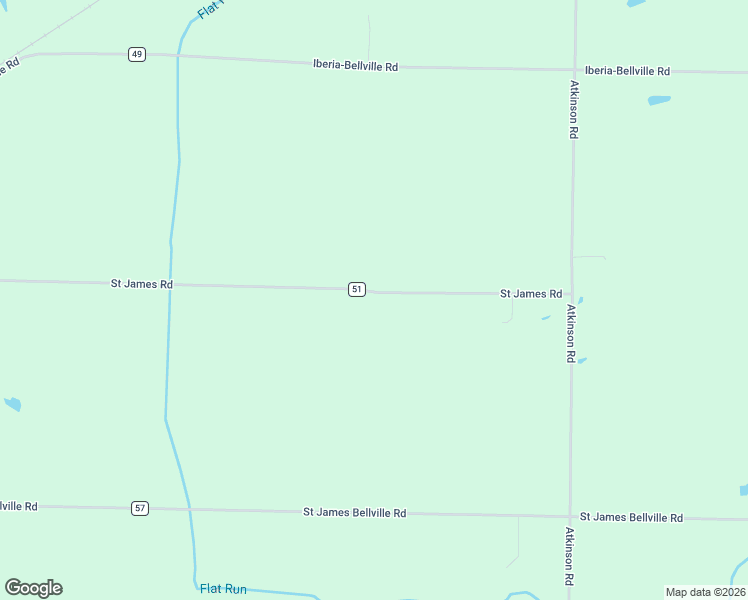 map of restaurants, bars, coffee shops, grocery stores, and more near 4400 County Highway 51 in Galion
