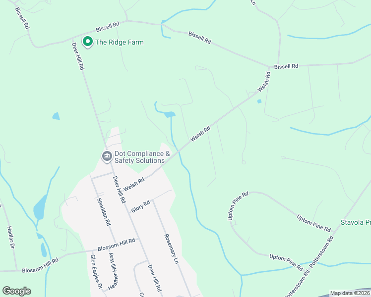 map of restaurants, bars, coffee shops, grocery stores, and more near 35 Welsh Road in Lebanon