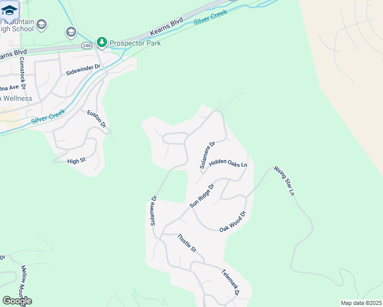 map of restaurants, bars, coffee shops, grocery stores, and more near 3592 Solamere Drive in Park City