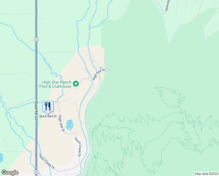 map of restaurants, bars, coffee shops, grocery stores, and more near Woodland View Drive in Wasatch County