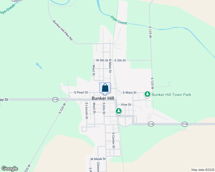 map of restaurants, bars, coffee shops, grocery stores, and more near 116-398 North Main Street in Bunker Hill