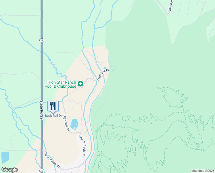 map of restaurants, bars, coffee shops, grocery stores, and more near 1165 Wasatch View Drive in Hideout