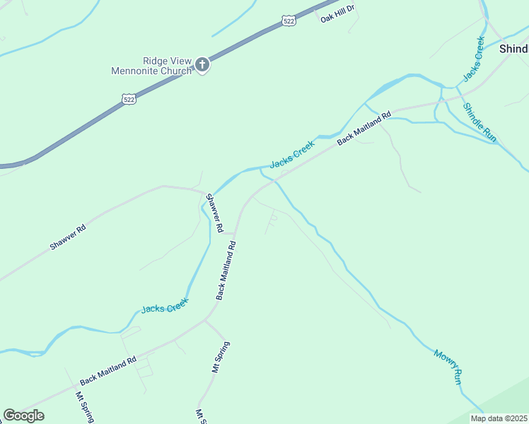 map of restaurants, bars, coffee shops, grocery stores, and more near 4 Rush Lane in McClure