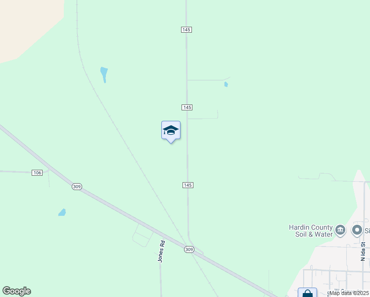 map of restaurants, bars, coffee shops, grocery stores, and more near 10895 County Road 145 in Kenton