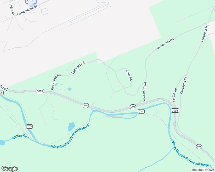 map of restaurants, bars, coffee shops, grocery stores, and more near 586 Gordon Nagle Trail in Pottsville