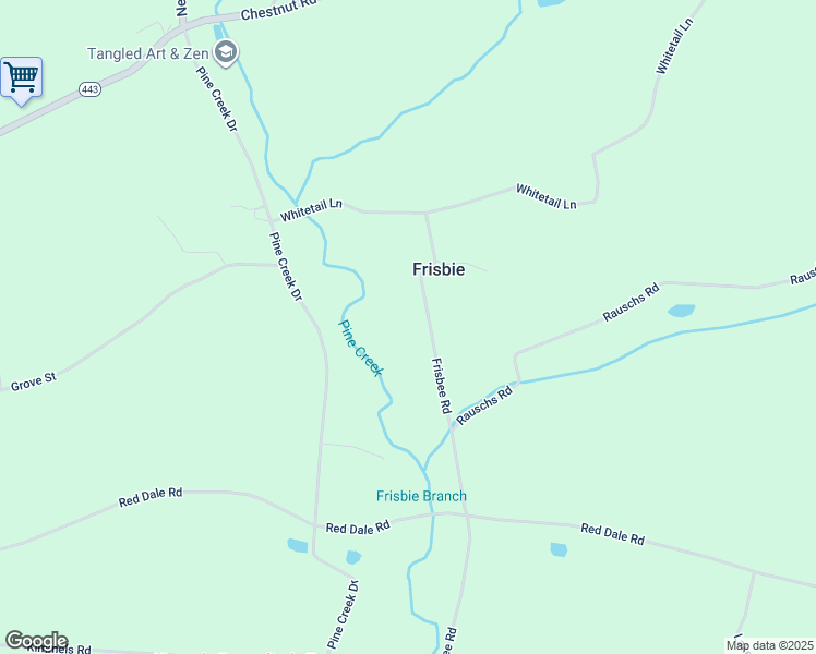 map of restaurants, bars, coffee shops, grocery stores, and more near 187 Frisbee Road in Orwigsburg