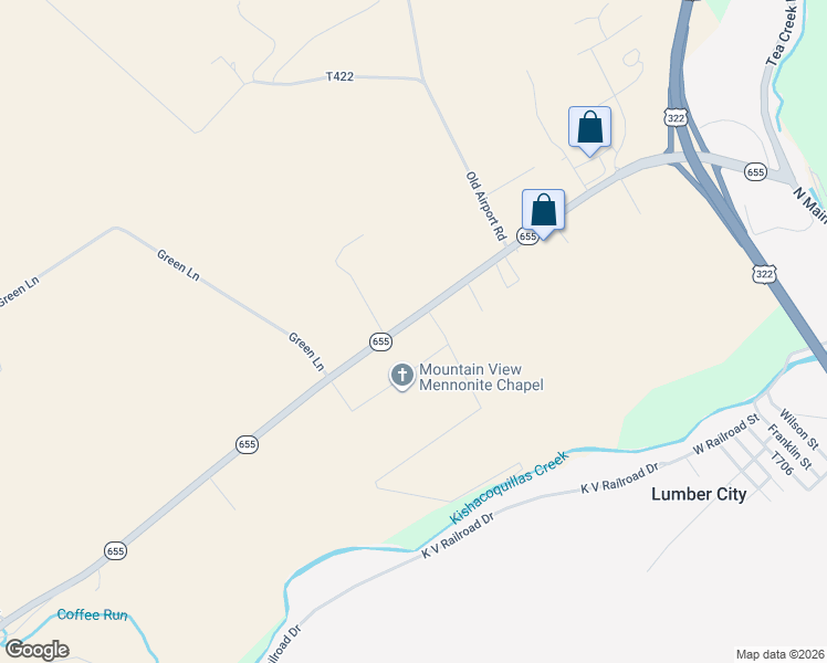 map of restaurants, bars, coffee shops, grocery stores, and more near 191 Shelly Drive in Reedsville