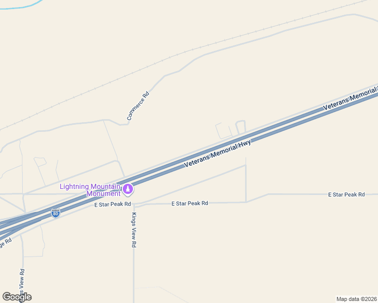 map of restaurants, bars, coffee shops, grocery stores, and more near 1556 Frontage Road in Imlay