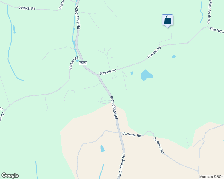 map of restaurants, bars, coffee shops, grocery stores, and more near 6083 Schochary Road in New Tripoli