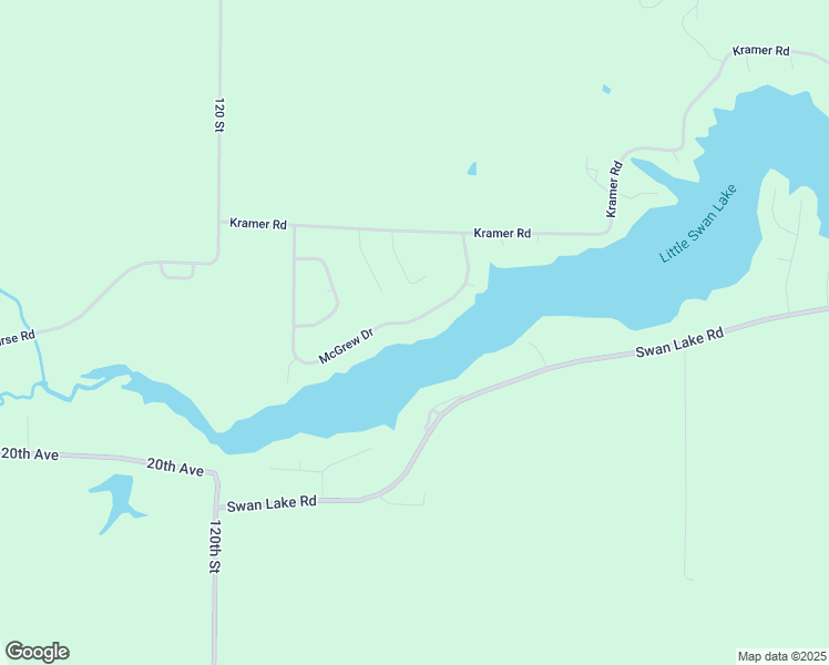 map of restaurants, bars, coffee shops, grocery stores, and more near McGrew Drive in Roseville