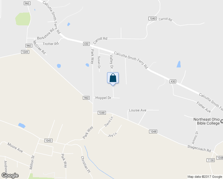 map of restaurants, bars, coffee shops, grocery stores, and more near 16755 Valley Drive in Calcutta