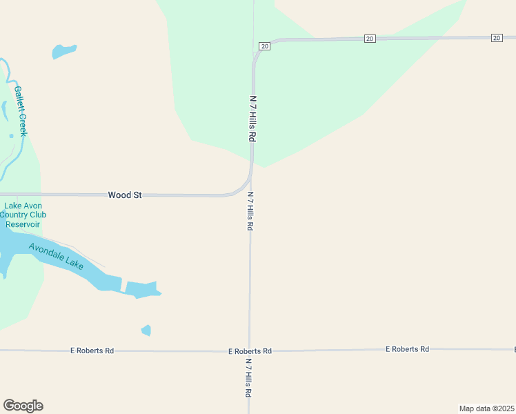 map of restaurants, bars, coffee shops, grocery stores, and more near 32467 North 7 Hills Road in Avon