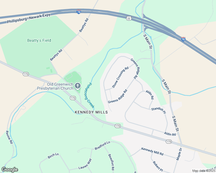map of restaurants, bars, coffee shops, grocery stores, and more near 101 Stone Crossing in Greenwich Township