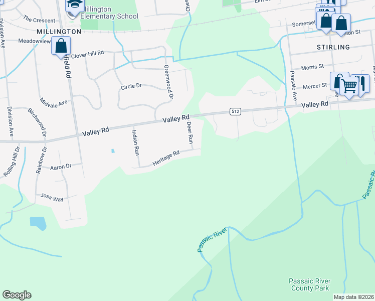 map of restaurants, bars, coffee shops, grocery stores, and more near 560 Heritage Road in Long Hill